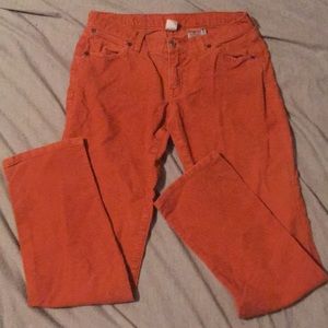 Lucky Brand Women’s Corduroy Pants Orange